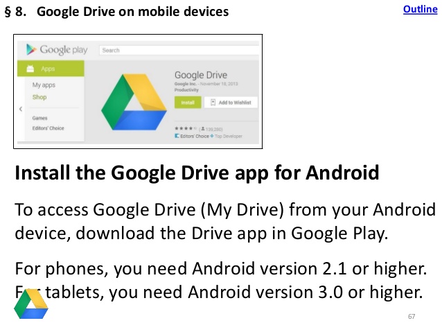 google drive download android
